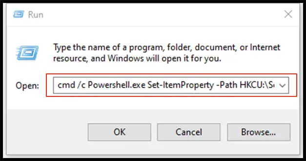 Menampilkan detik dengan command RUN Windows